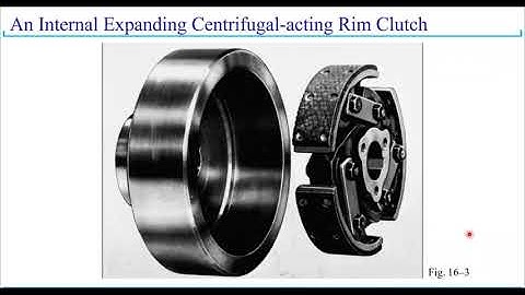 MD Lecture 21 Brakes and Clutches 1 Introduction