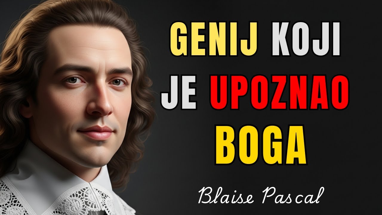 Što se dogodilo kad je pronašao Boga?Upoznajte Blaisa Pascala i njegovu priču