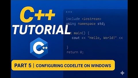 (Part 5) complete c++ programming course |C++ Tutorial for Beginners | Learn C++ Programming