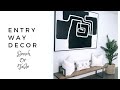 ENTRYWAY DECOR IDEA: 5 DECOR TIPS to create a beautiful entryway/Beginner Friendly/|| Uwanimbie Home