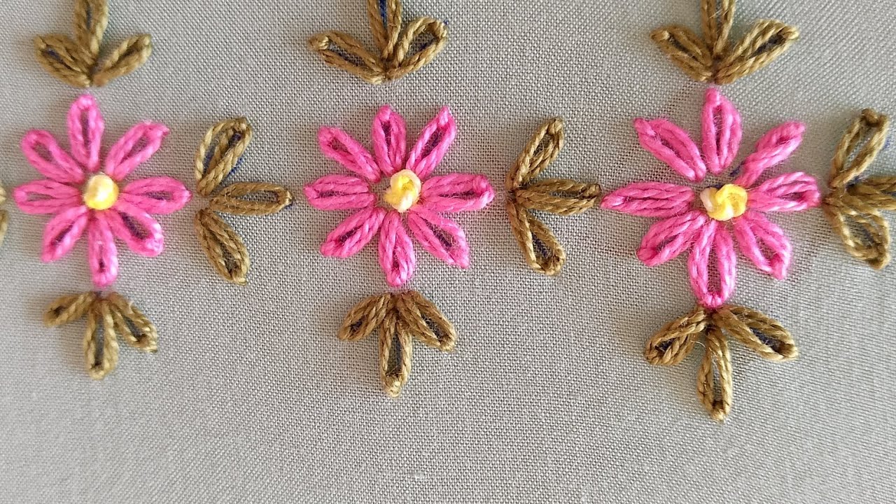 ہاتھ کی کڑھائی کے خوبصورت ڈیزائن سیکھیے مینا خالہ سے 