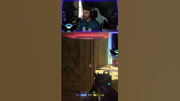 I ACTUALLY RAN OUT OF AMMO HERE.. #shorts #haloinfinite
