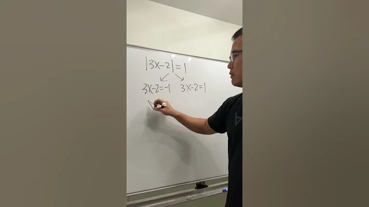 how to solve an absolute value equation