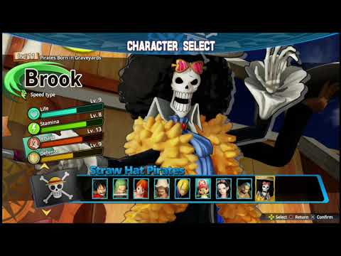 One Piece Pirate Warriors 4 - Brook Gameplay