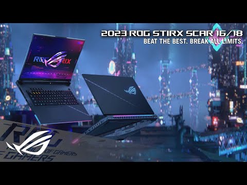 CES 2023: ASUS ROG presentó las características de sus nuevas laptops de hasta 18 pulgadas Nvidia RTX serie 40 | Feria de Tecnología | 2023 International CES | 05 al 08