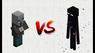 Vindicator vs Enderman - Minecraft Mob Battle