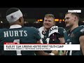 Cam Jurgens Full Interview on the Eagles Offseason, Nebraska Roots and Hosting Free Youth Camp
