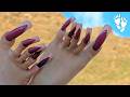 DEMO Extreme Long Toenails Platform Slides Outdoor View 