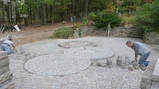 Permeable Paver Driveway Construction Timelapse