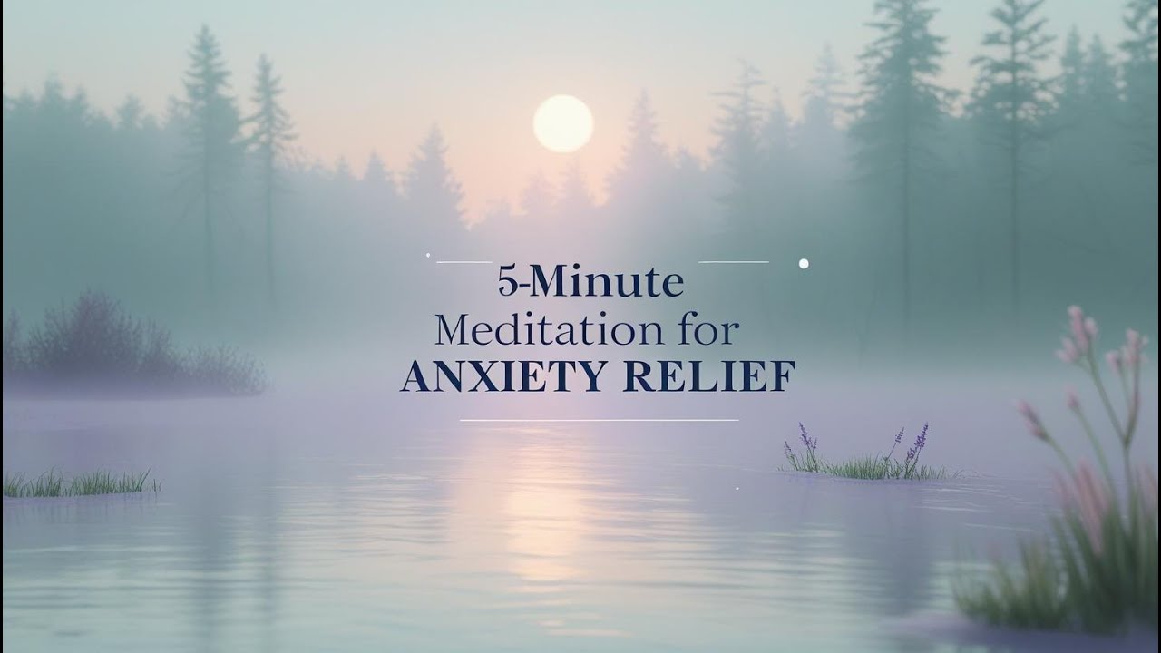 5-Minute Meditation for Anxiety Relief | Calm Your Mind Fast - YouTube