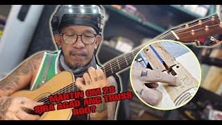 RAISED TONGUE AND TRUSS ROD REPLACEMENT OF MARTIN OM 28