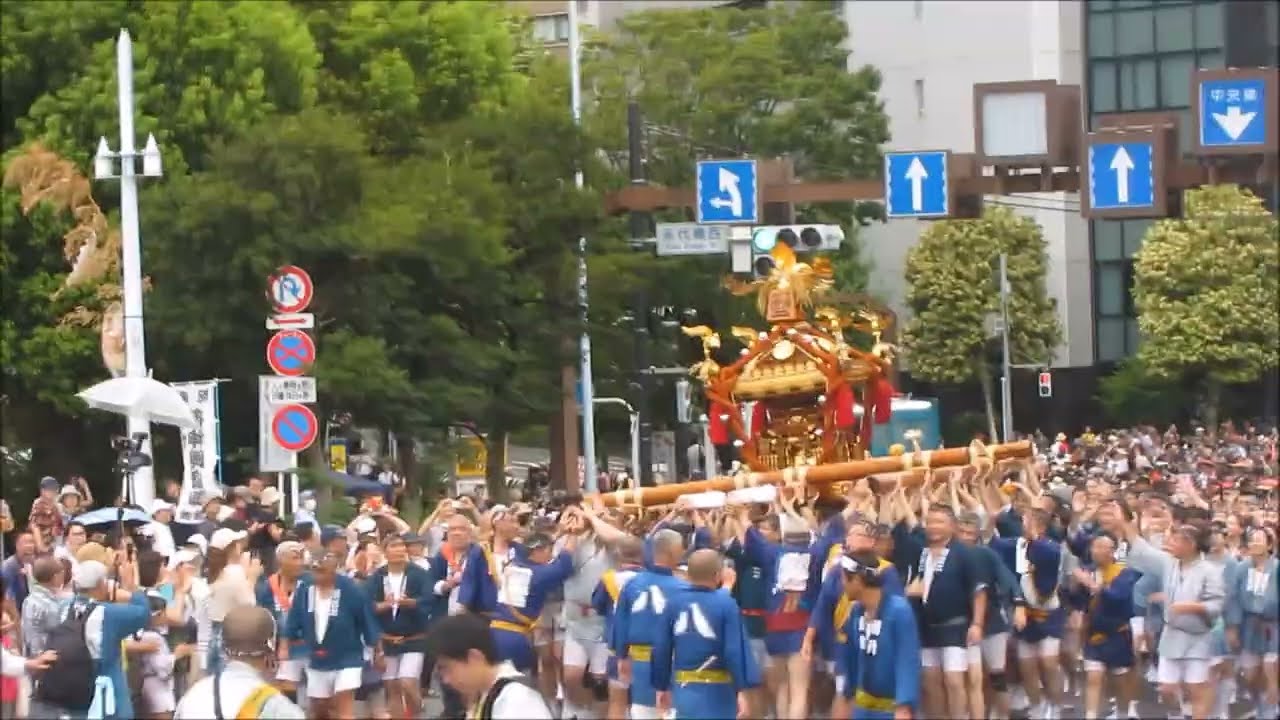 富岡八幡宮例大祭 令和5年8月13日 各町神輿連合渡御 駒番表 ポスター