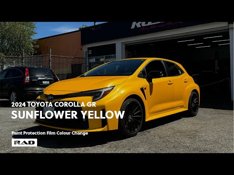 Yellow Automotive Wrap
