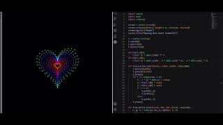 Watch Python Turn Code Into a Heart 🩷