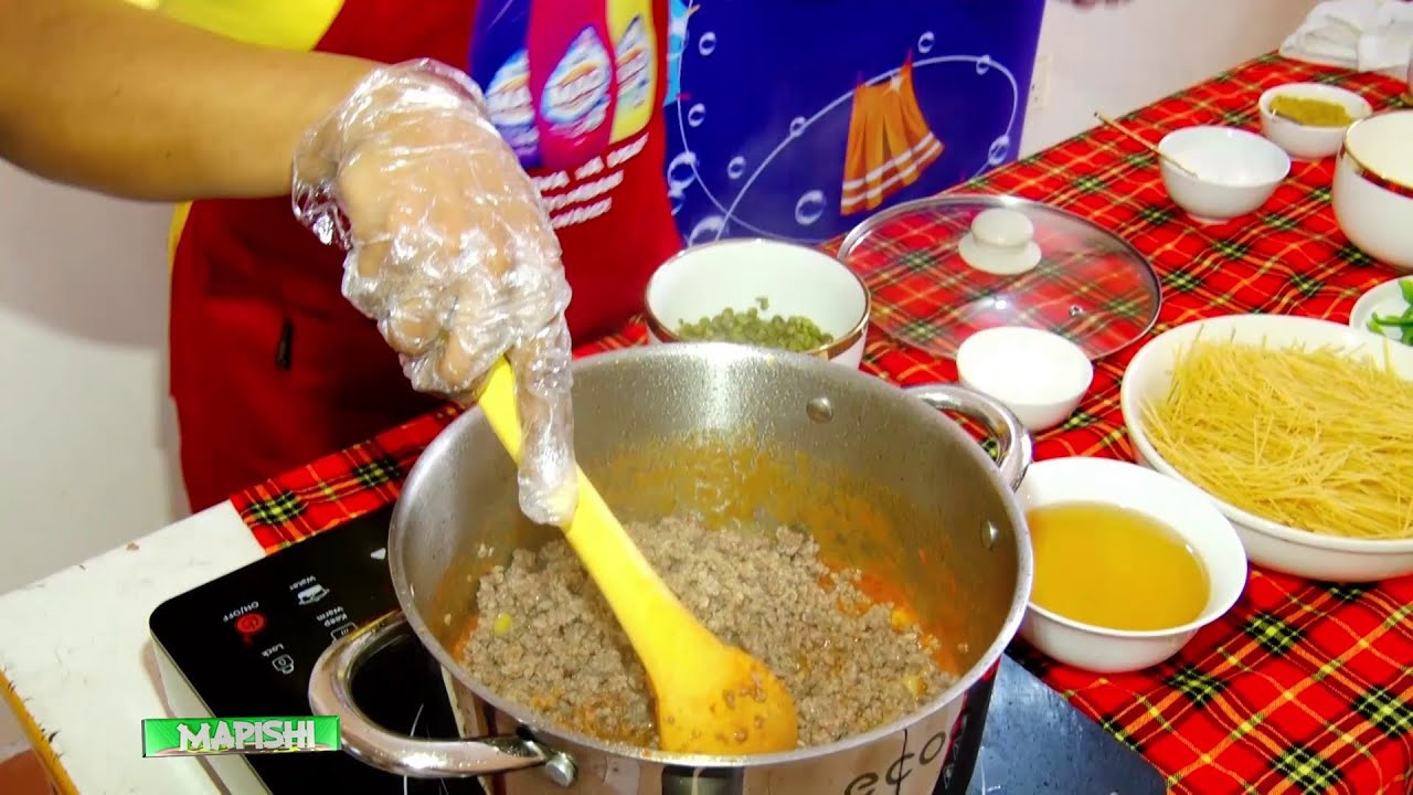 JINSI YA KUPIKA TAMBI NA NYAMA YA KUSAGA