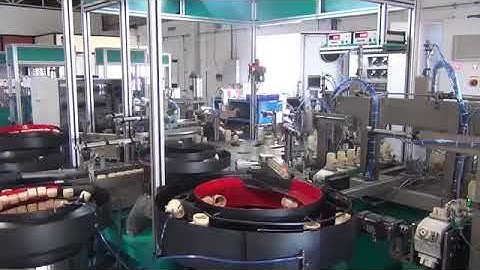Plastic ball valve automation assembly line | Automation setup | #ballvalve  |#valve #trending