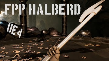 FPP Melee Animset - Halberd - UE4