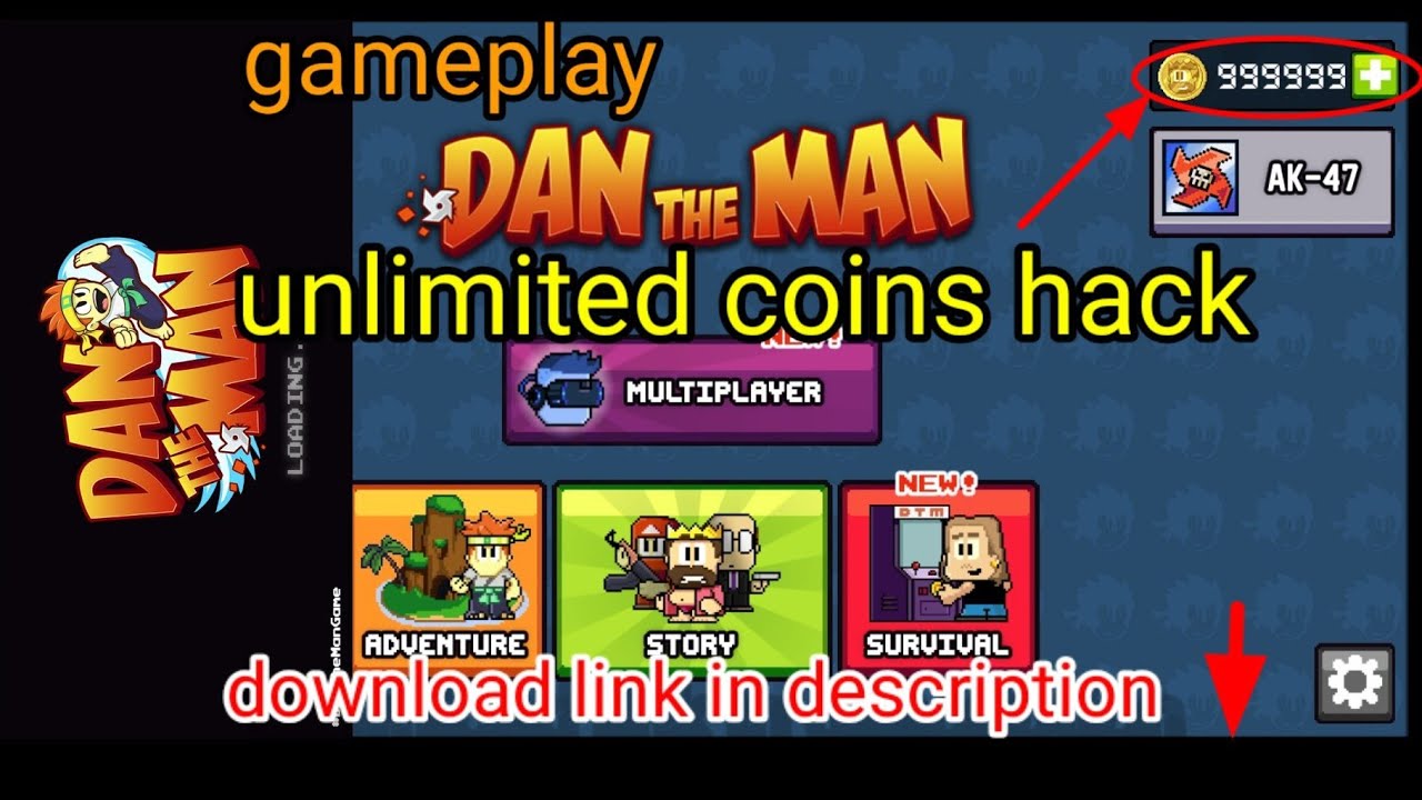 Dan the man mod apk version 1.8.05 premium unlocked download