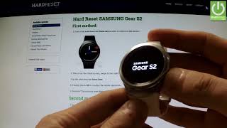 Hard Reset SAMSUNG Gear S2   Factory Reset by Recovery Mode screenshot 4