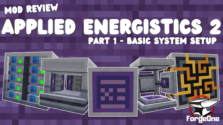 Applied Energistics 2 - Part 1 - Basic System Setup - Minecraft Mod Review (1.21.1)