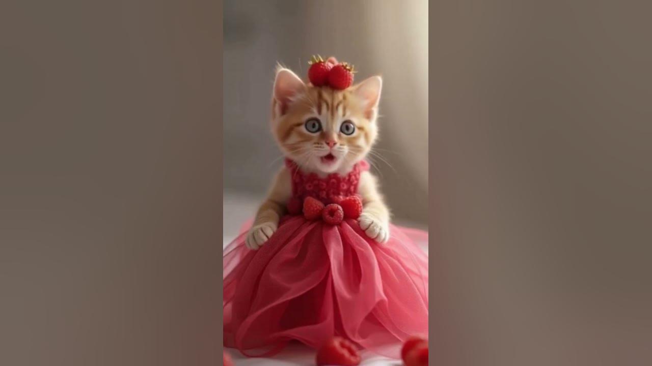 Cute kitten sing🥰