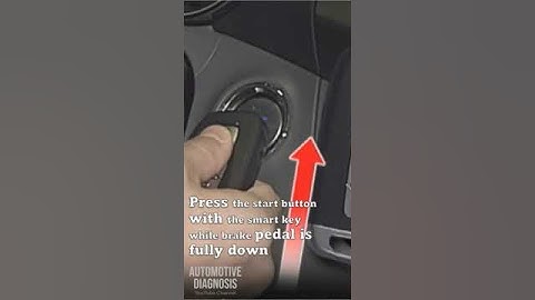How to Start the Engine if Smart Key has a Discharged Battery In Push Button Starters (KIA Vehicles)