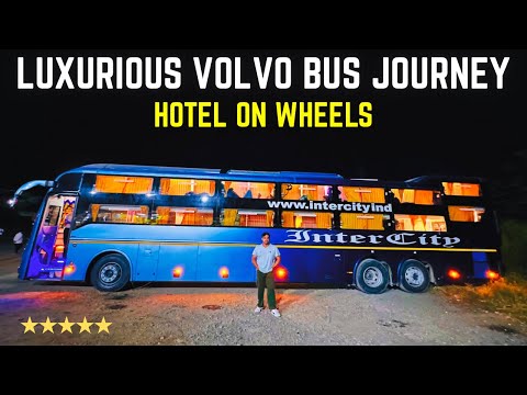 ₹2000 Per Person Most Luxurious VOLVO 9600s Multi Axle AC Sleeper Bus Journey😍