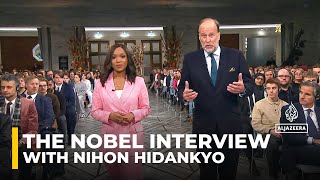 The Nobel interview with Nobel Peace Prize winners Nihon Hidankyo | News Special
