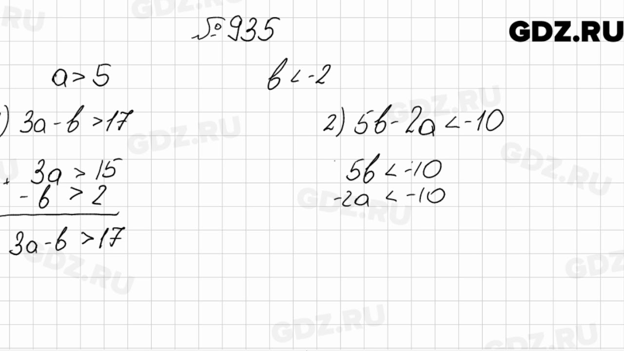 935 - Алгебра 9 класс Мерзляк - YouTube