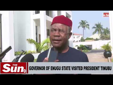 GOVERNOR OF ENUGU STATE VISITED PRESIDENT TINUBU...