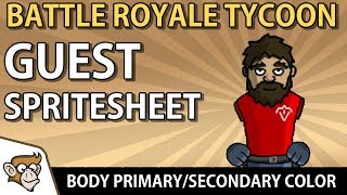 Modular Spritesheets used in Battle Royale Tycoon: Body Primary/Secondary Color (Unity Tutorial) screenshot 4