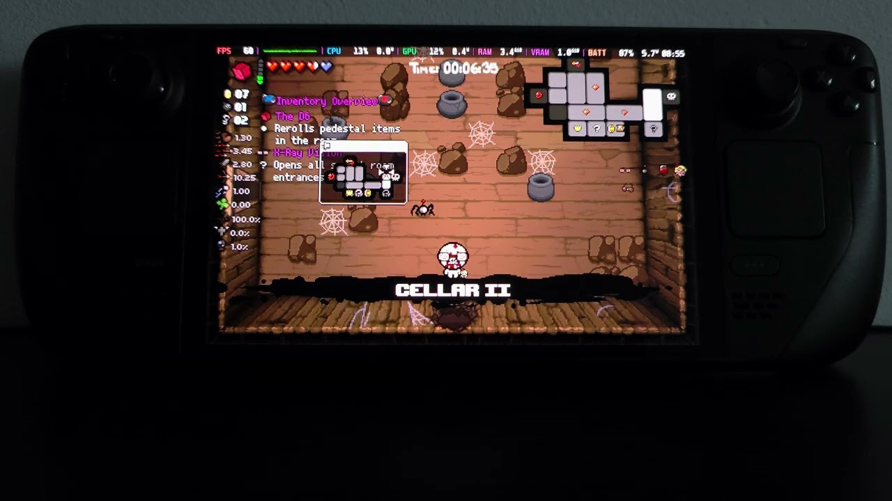 Steam Deck Oled - The Binding Of Isaac: Rebirth