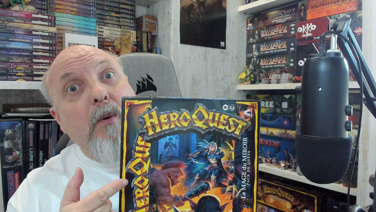 HeroQuest – Extension Le Mage Du Miroir – Hasbro – Jeu De Plateau – Neuf