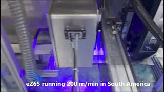 Industrial Application DOD running over 1,000 fpm (300 m/min)