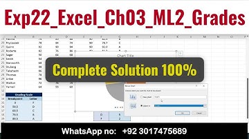 Exp22_Excel_Ch03_ML2_Grades | Exp22 Excel Chapter 3 Grades #ML2Grades #ExcelChapter3Grades #excelch3