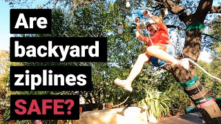 (HILARIOUS) Backyard Ziplines: We're in Danger.