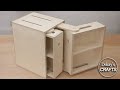 New way to use drawers / vertical drawer / storage idea / woodworking