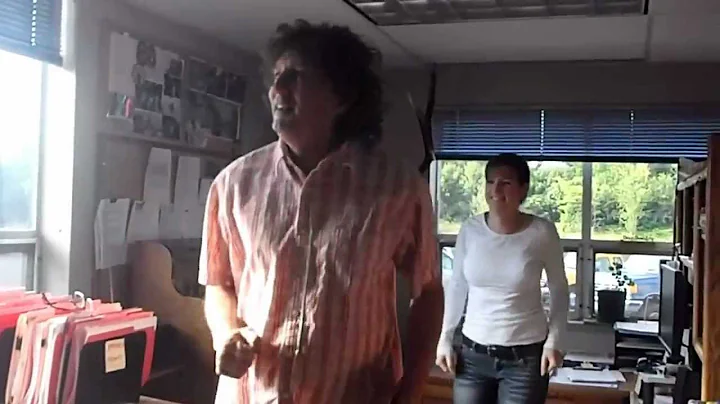 Ken lamb  and Lynn Dancing at work