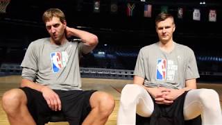 Dirk And Kristaps Strengthen Their Friendship