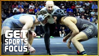 HUGE UPSET WIN by #3 Tyler Badgett of Rancho Bernardo Wrestling in the 2020 CA 152lb State Semis