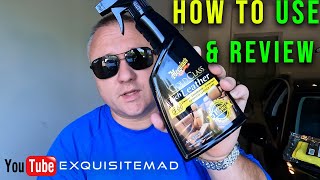 Meguiar's  Leather Cleaner & Conditioner | How to Use | Review