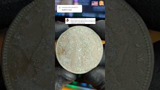 Satisfying Clean 1 Dollar Coin Silver Coin 1921 #iconiccoins #satisfying #asmr