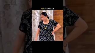 Mom reaction 🥶☠️ on my hair 💀 || #lifestylechannel #reaction #ytshortsindia #shorts