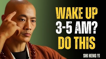 If You Wake Up Between 3 AM & 5 AM, DO THESE 3 THINGS And Watch Shi Heng Yi