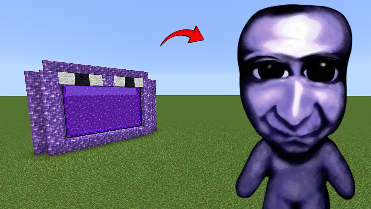 How to make a Portal To AOONI Nightmare in Minecraft PE