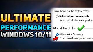 How to Unlock Hidden Ultimate Performance Mode in Windows 11/10 (1 Secret Command!) News