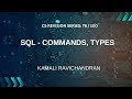 78. Mysql | SQL Commands | Types | Class 12 Computer science board exam revision series