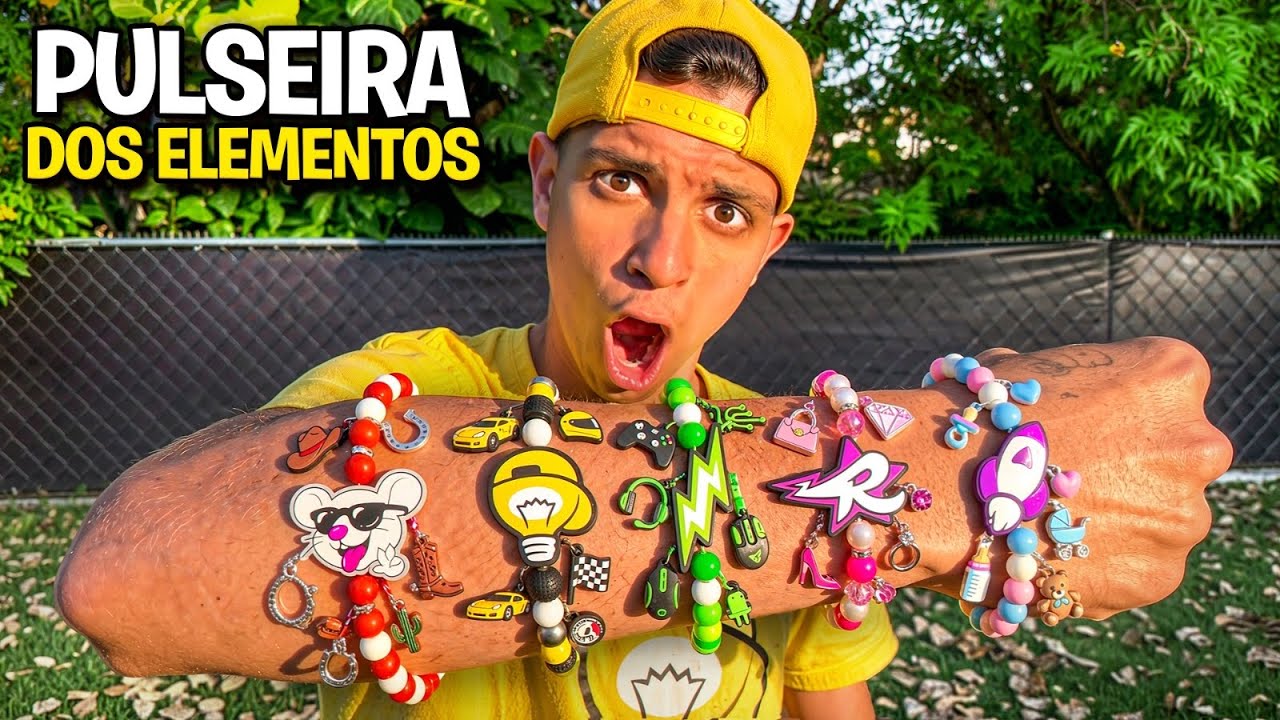 FIZ AS PULSEIRAS DOS ELEMENTOS *Os Rosa gostaram ?