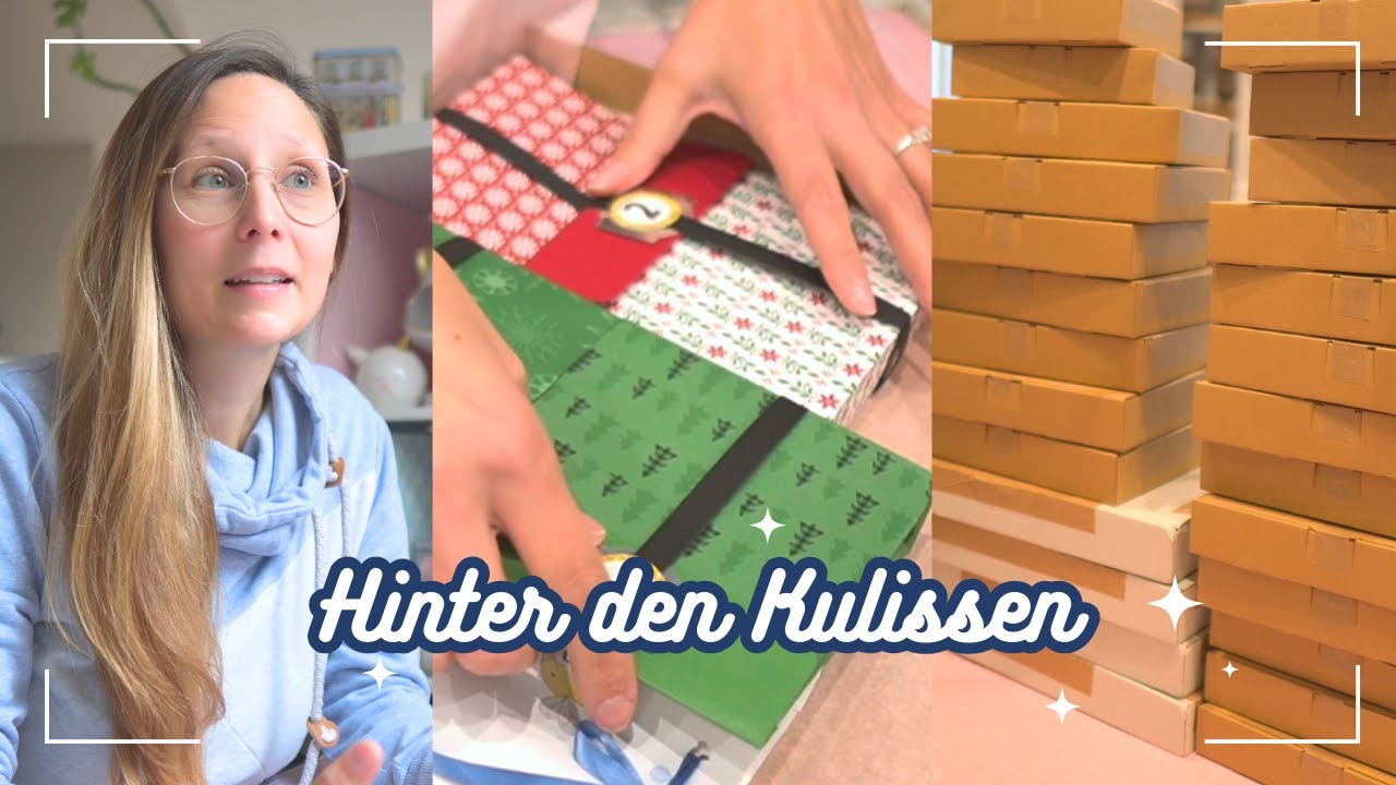 Adventskalender verpacken & kreative Taschen nähen – Meine Woche als Designerin!