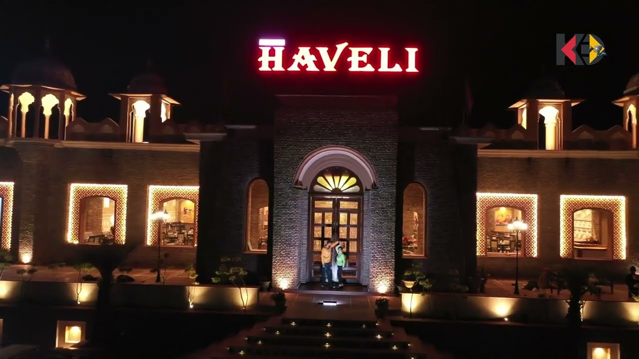 Punjabi Haveli Drone view in Katra Road from Jammu